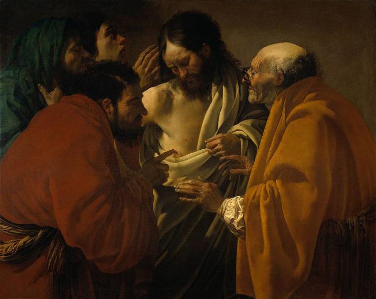 Hendrick ter Brugghen Doubting Thomas oil painting picture